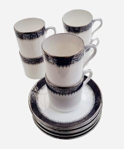 Juego de 6 Tazas de Café Inglés Royal Grafton Ambassador