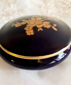Alternative view of Joyero Blue Cobalt Porcelana Limoges