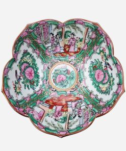 Alternative view of Fuente - Centro de Mesa Chino Famille Rose Pender Peony 1950