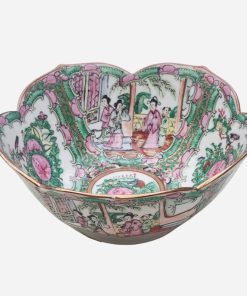 Fuente - Centro de Mesa Chino Famille Rose Pender Peony 1950