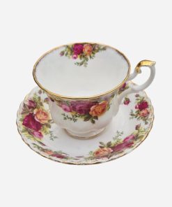 Dúo de Té Inglés Royal Albert Old Country Roses