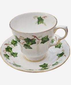 Dúo de Té Inglés Colclough Ivi Leaf